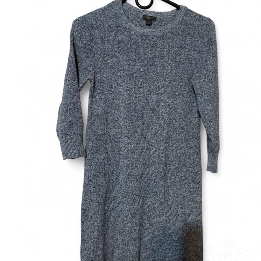 Ann Taylor Heather Gray Long Sleeve Dress